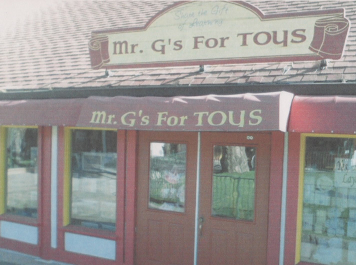 Mr. G’s For Toys store