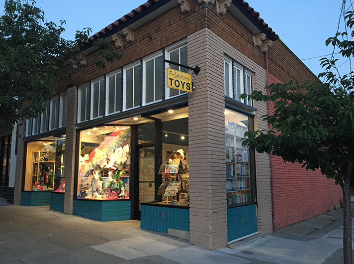 A corner toy store