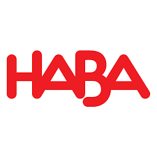 HABA logo in red color on white background