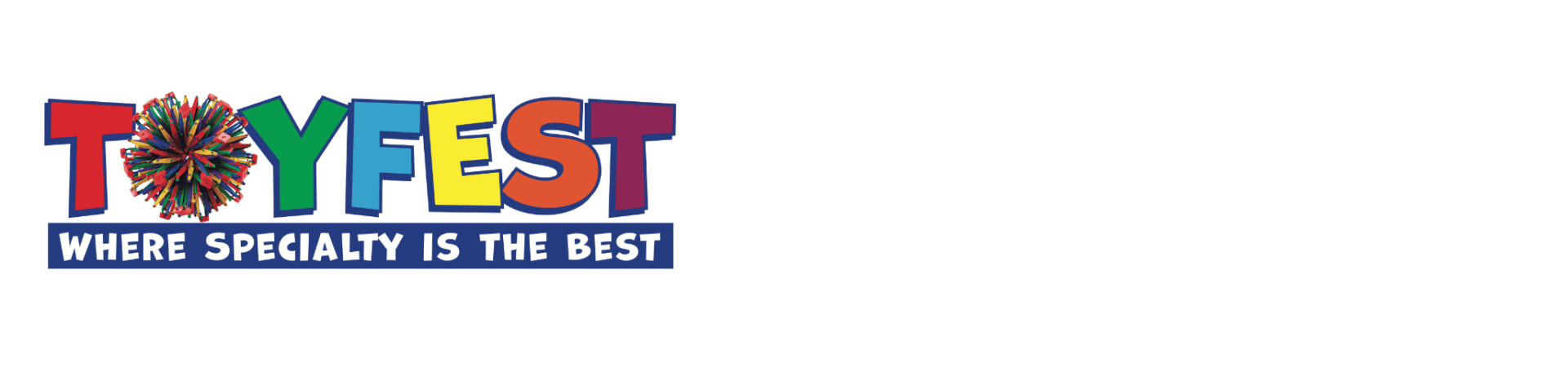 ToyFest logo featuring colorful design elements.